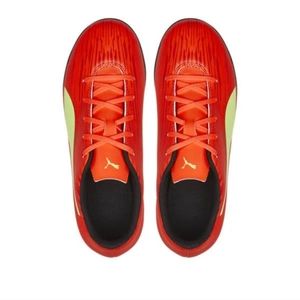 Puma Rapido III TT Soccer Cleats Kids Shoes, High Risk Red/Fresh Yellow/Chilli